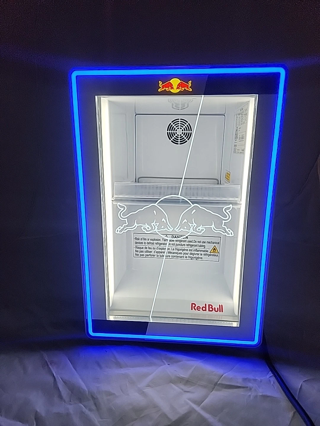 Red Bull Mini Fridge GDC Baby ECO Commercial LED R